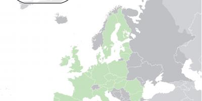 यूरोप का नक्शा दिखा साइप्रस